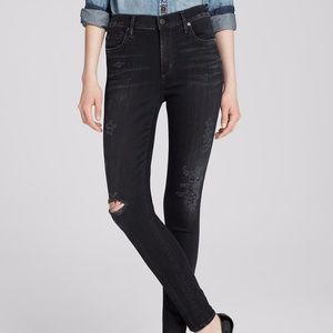 Rocket High Rise Skinny Jeans in Porter