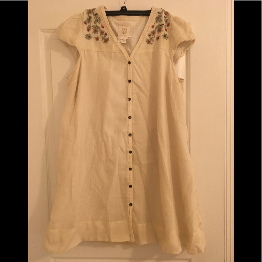 Anthropologie Dress. Gorgeous detail!