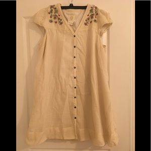 Anthropologie Dress. Gorgeous detail!