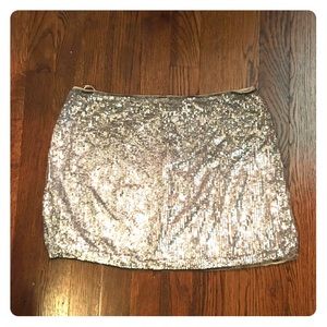 Hannah jo sequin mini skirt