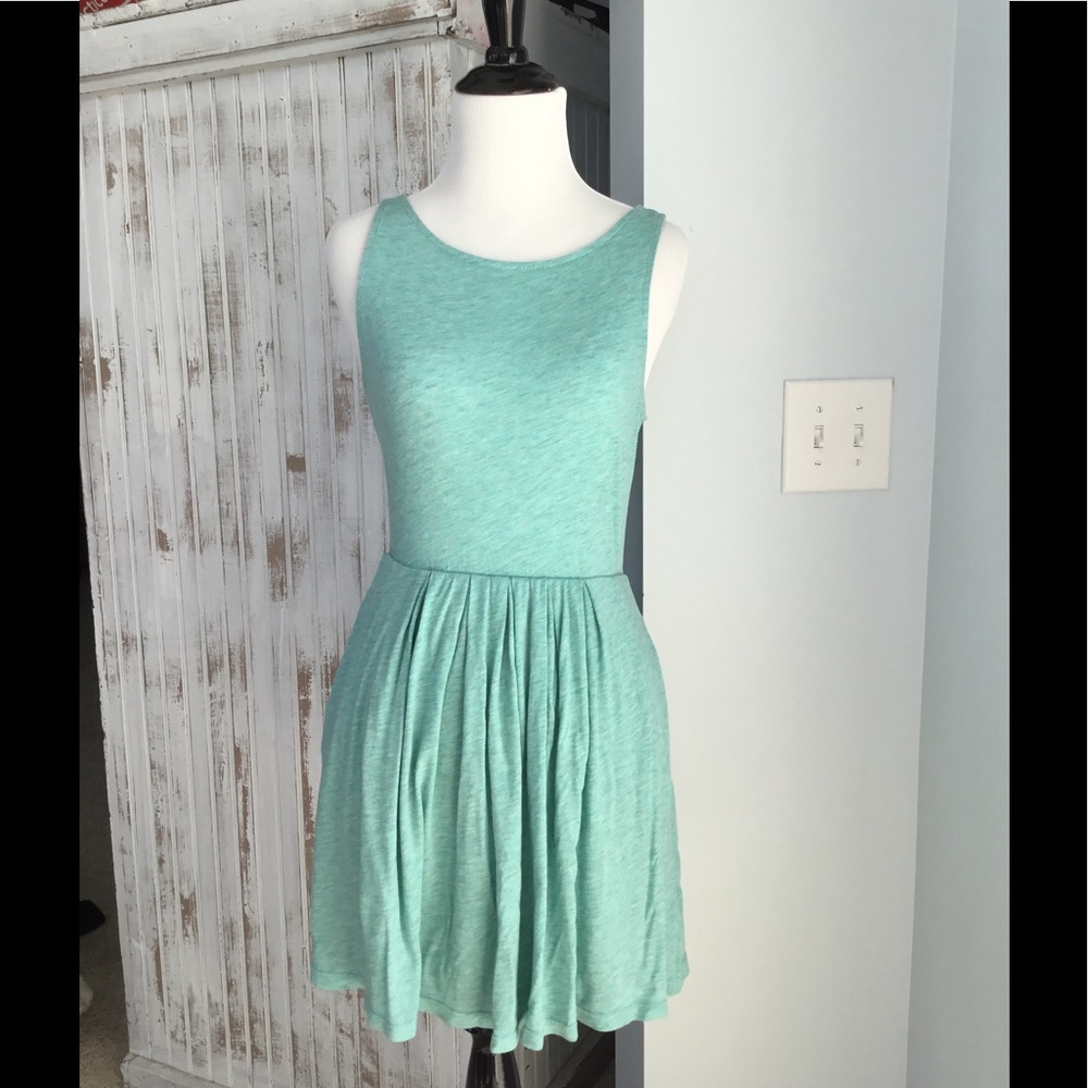 Splendid small dress marled teal and gray EUC