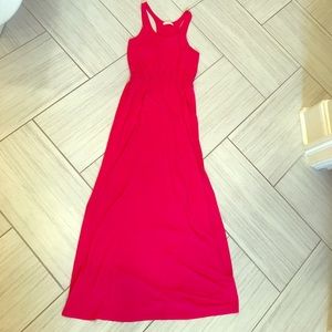 Hot pink maxi