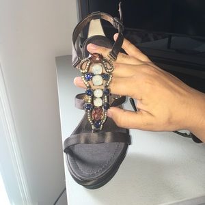 Never worn Giuseppe Zanoti Swarovski dress sandal!