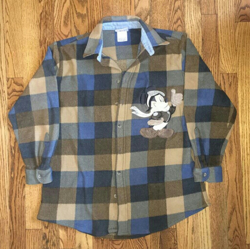 Unisex Vintage Walt Disney button down