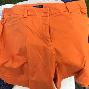 Lands End Size 16 orange shorts
