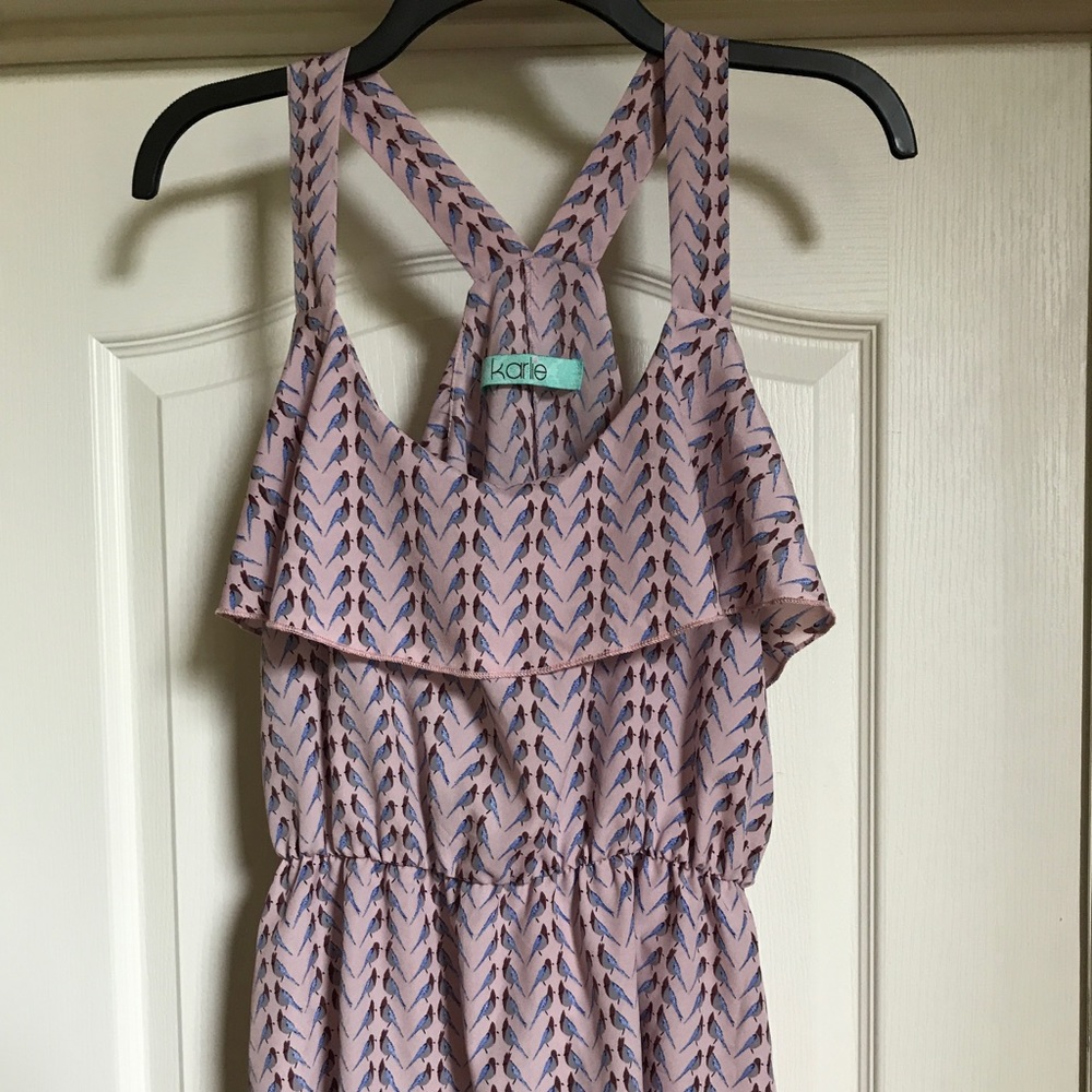 Blouse with birds