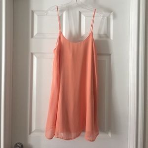 J-Mode USA Tangerine Bow Tie Dress