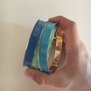 3 bangle bracelets