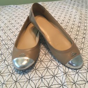 Silver Tipped Coach Flats