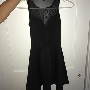 black sheer dress