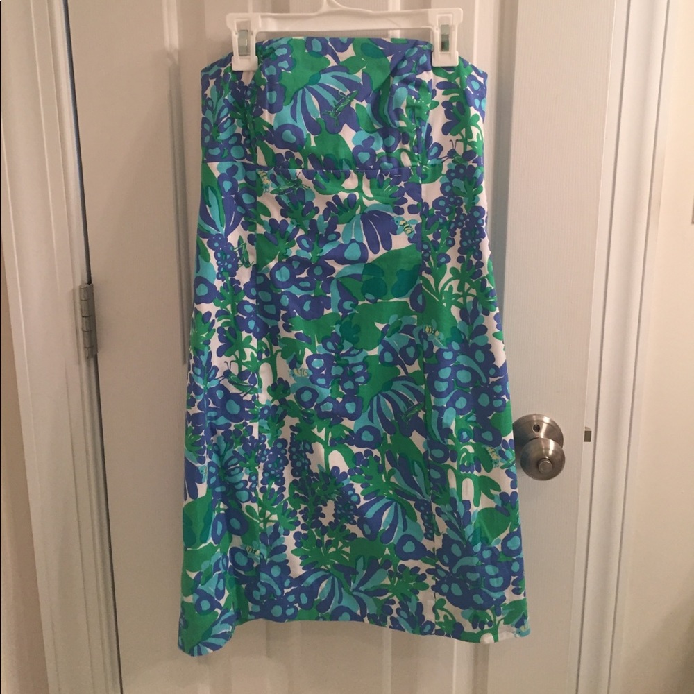 Lilly Pulitzer strapless shift dress never worn