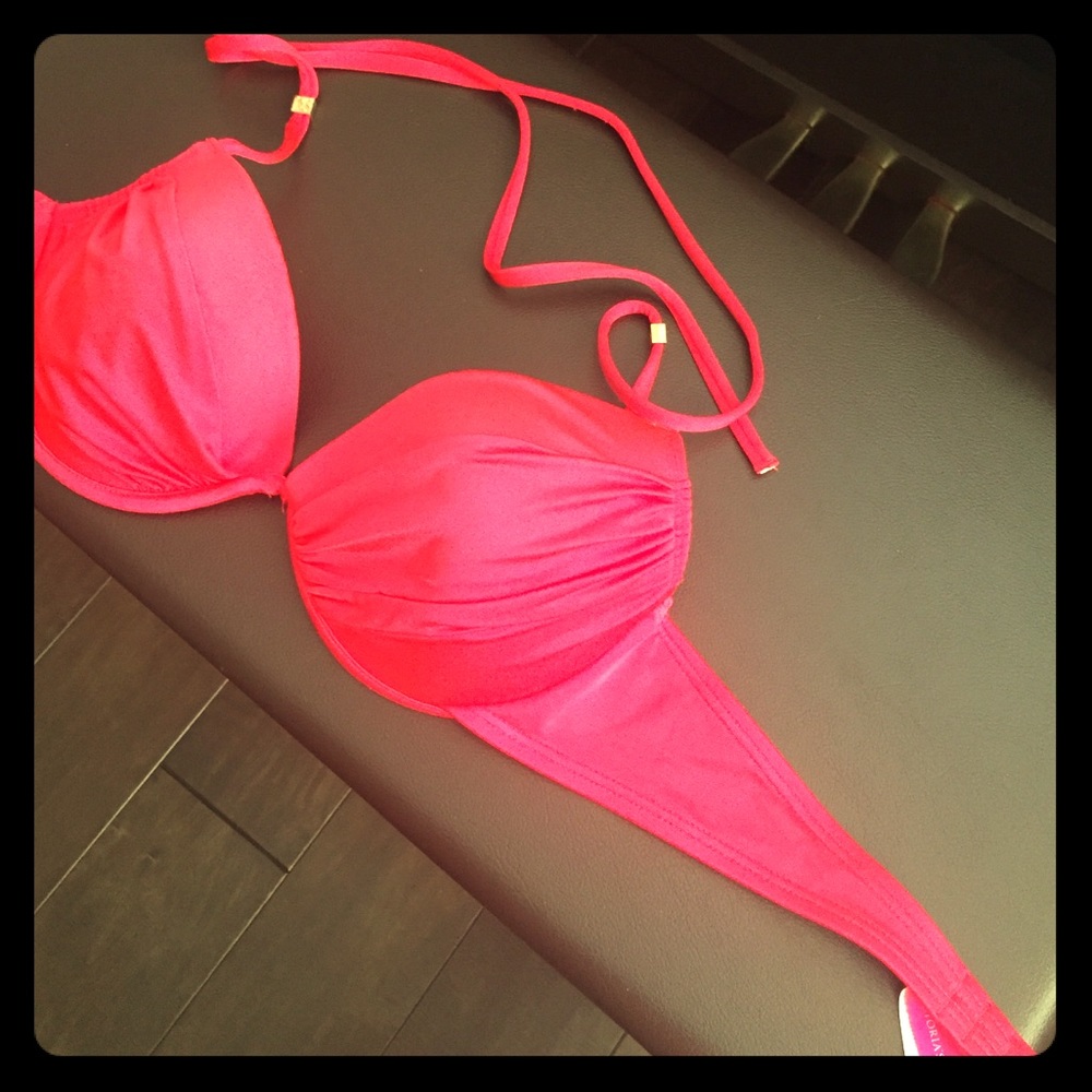 Victoria's Secret cherry red 34C bikini top