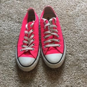 EUC Hot Pink Converse, 7