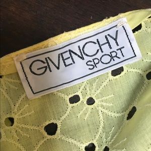 Vintage Dresses - Vintage Givenchy Eyelet Sun Dress Yellow Vintage Dresses - Vintage Givenchy Eyelet Sun Dress Yellow