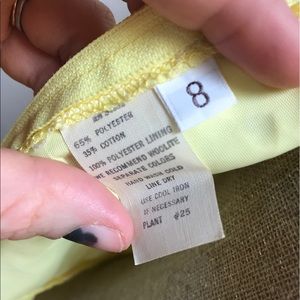 Vintage Dresses - Vintage Givenchy Eyelet Sun Dress Yellow Vintage Dresses - Vintage Givenchy Eyelet Sun Dress Yellow