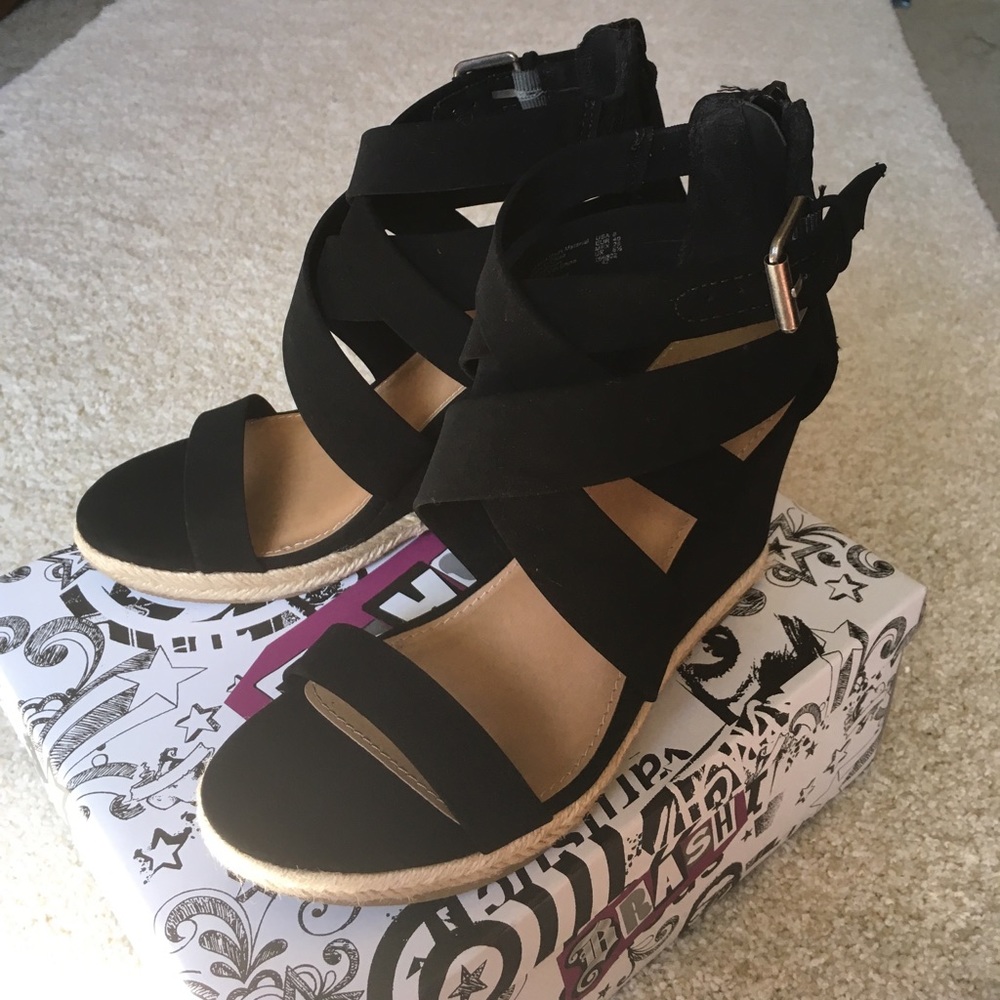 Brash Suede Wedges