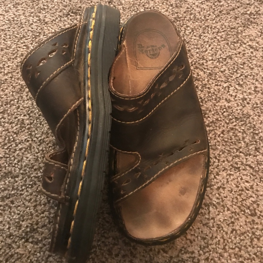 Dr Marten slide on sandals