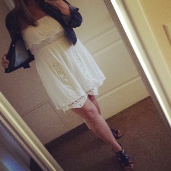 Strapless Dress By Mystree Size Large - Picture 2 of 8