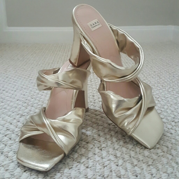 Gold Sandals - Picture 1 of 7