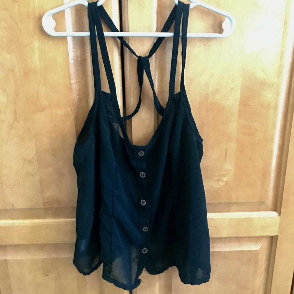 Brandy Melville Black Crop