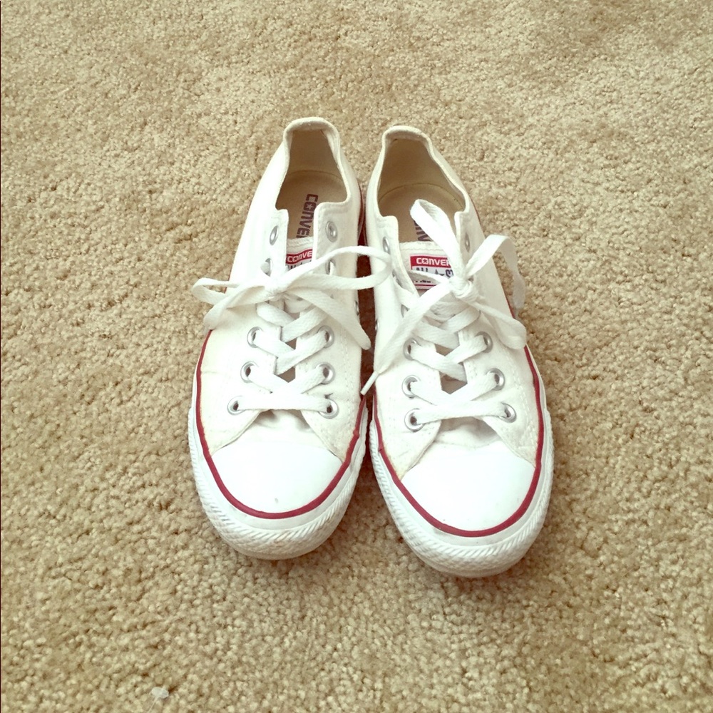 White Converse All Stars