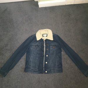 Forever 21 Fur Jean Jacket