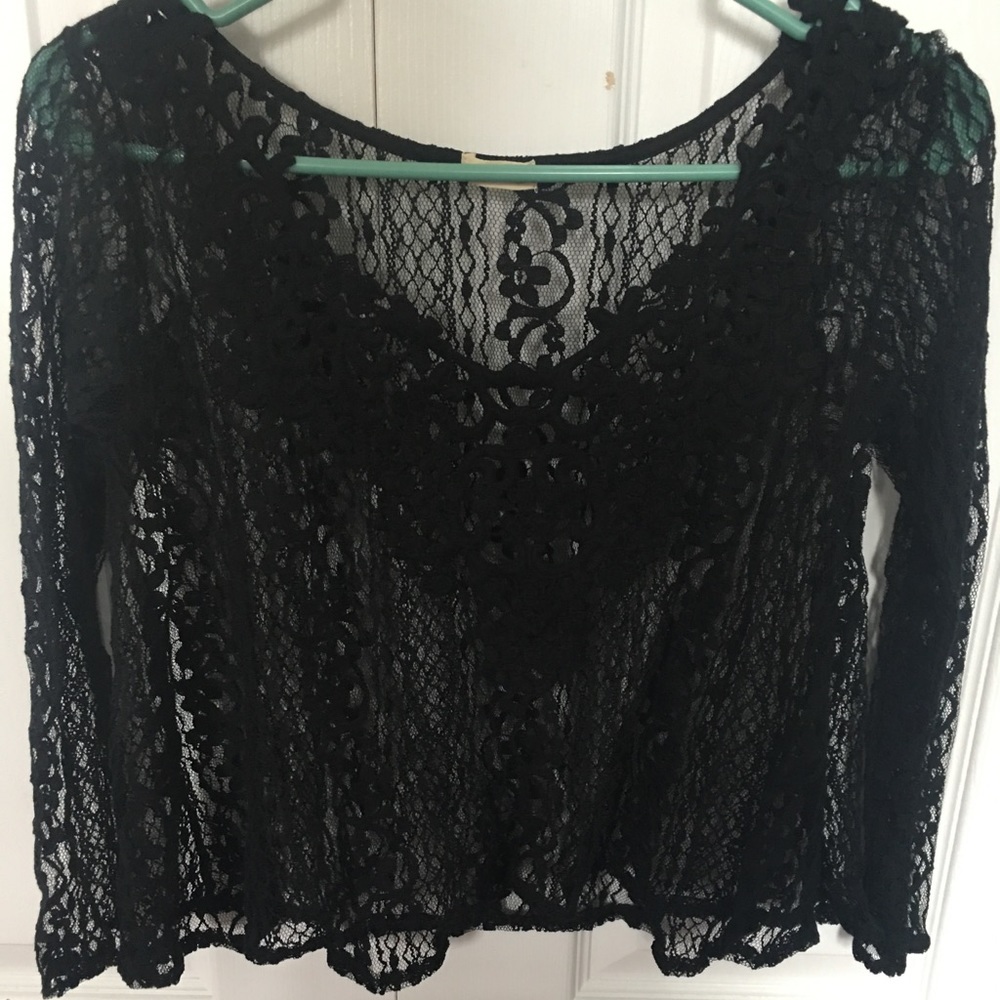 Lace Long Sleeve Top