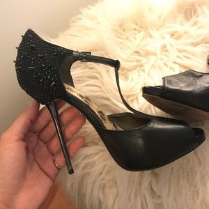 Sam Edelman Shoes - T strap glam studded heels Sam Edelman Shoes - T strap glam studded heels