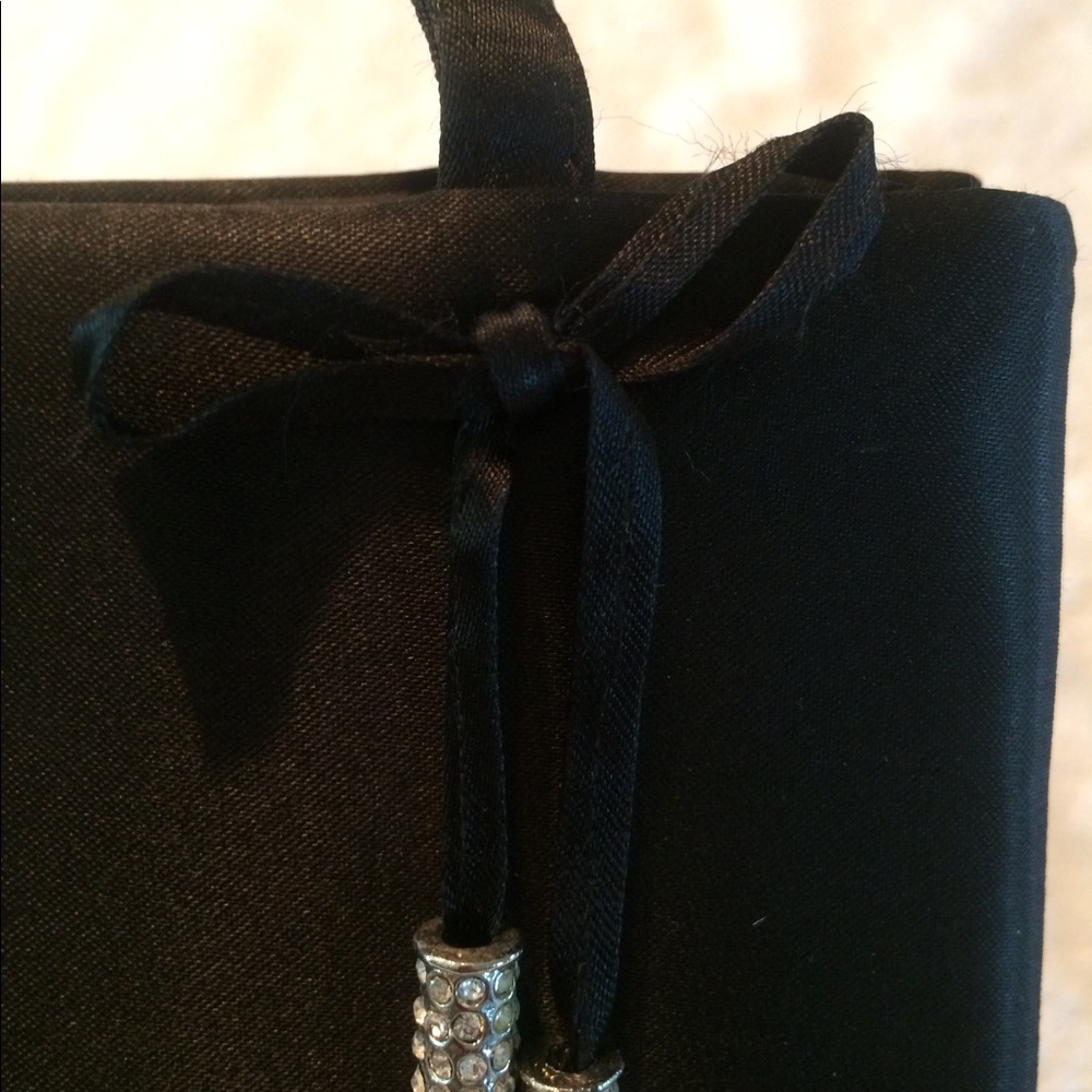 Black fabric evening bag - Picture 5 of 6
