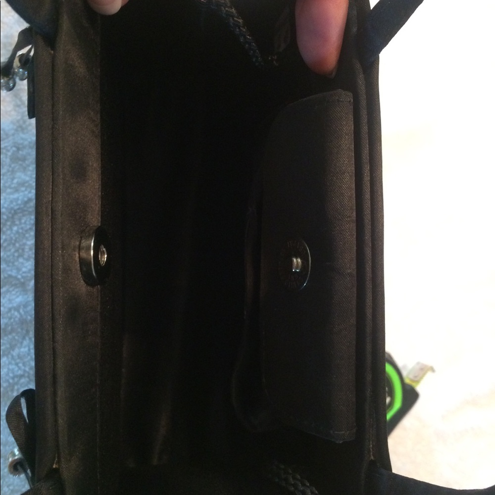 Black fabric evening bag - Picture 6 of 6