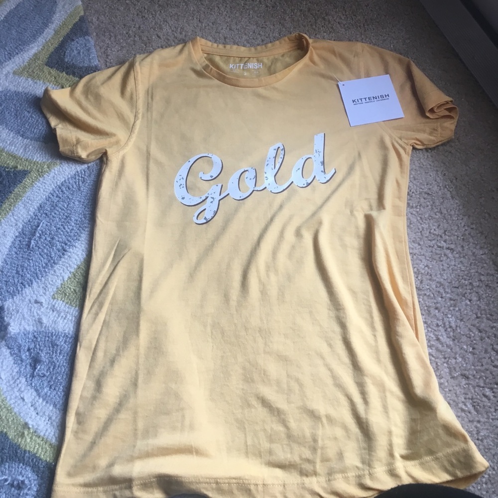 JESSIE JAMES DECKER "GOLD" Kittenish shirt