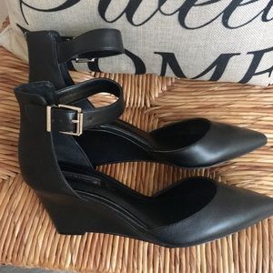 BCBGeneration Ankle Strap Wedges