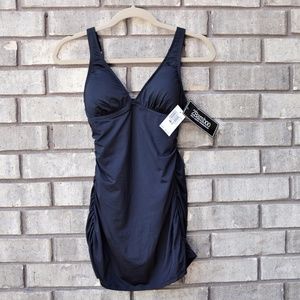 2Bamboo black one piece swimsuit