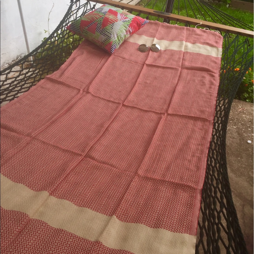 100% cotton Turkish Vegan Peshtemal Blanket/Towel