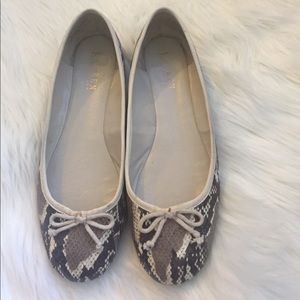 💕Snakeskin Ralph Lauren ballet flats💕