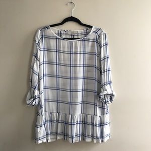 LOFT Plaid Top