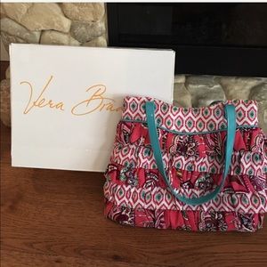 Vera Bradley "call me Coral" ruffle bag
