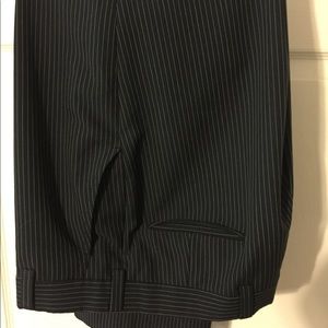 Navy/White pinstripe dress pants. W36/L30.