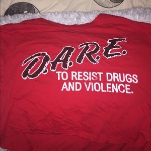 D.A.R.E crop top
