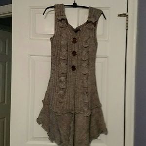 Funky fun wool vest/tunic