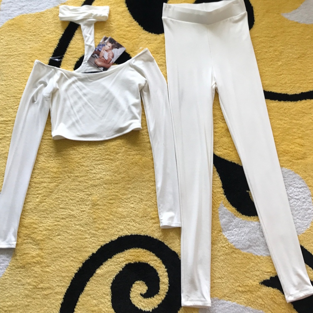 Nakedwardrobe White tight set
