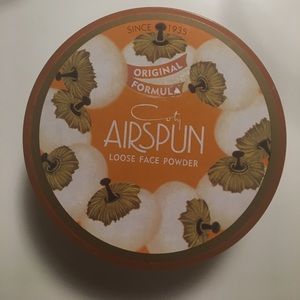 Air spun loose powder