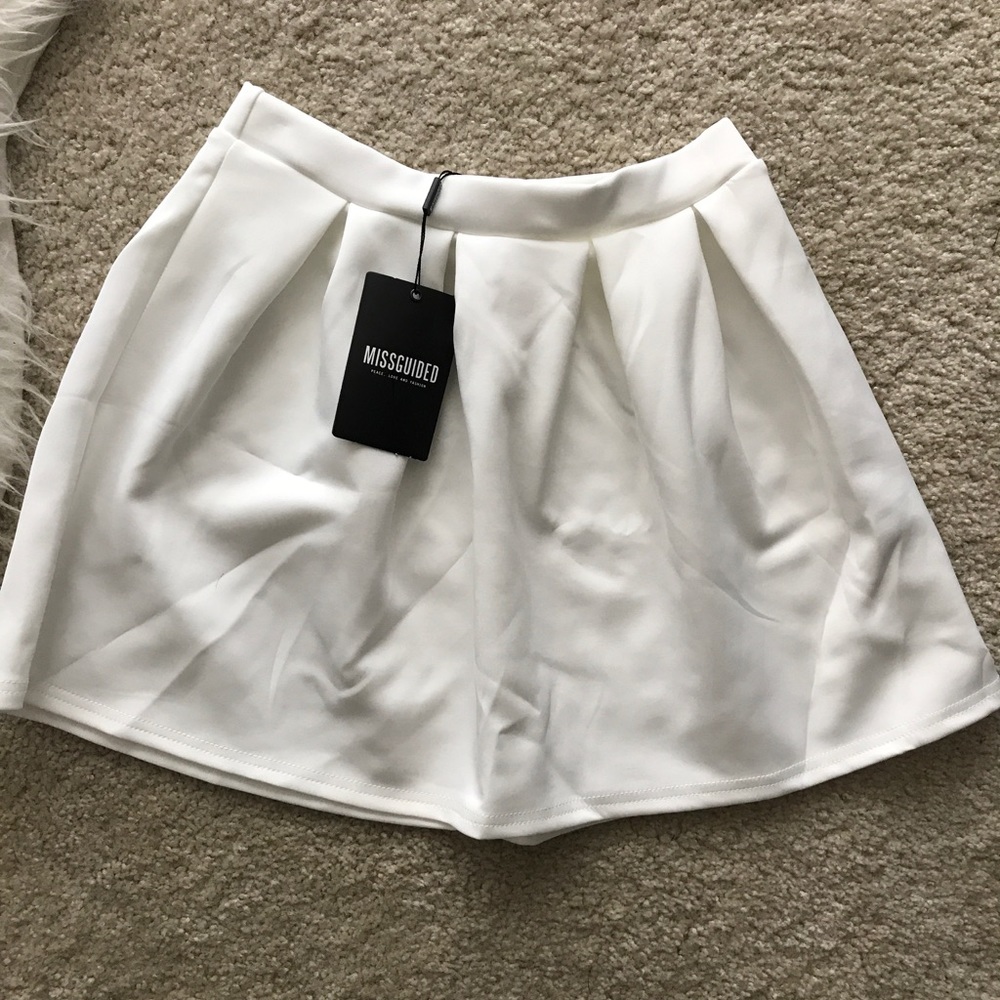 Missguided scuba skater skirt