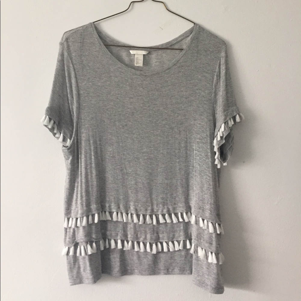 H&M tassel tee
