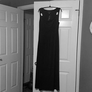 Black maxi dress