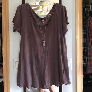 Free People Purple Tee