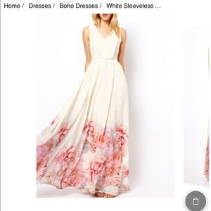 White Floral Dress BRAND NEW