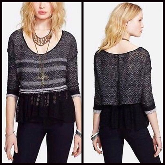 FREE PEOPLE PULLOVER & CAMI TANK 2 LAYER TOP - Picture 2 of 8