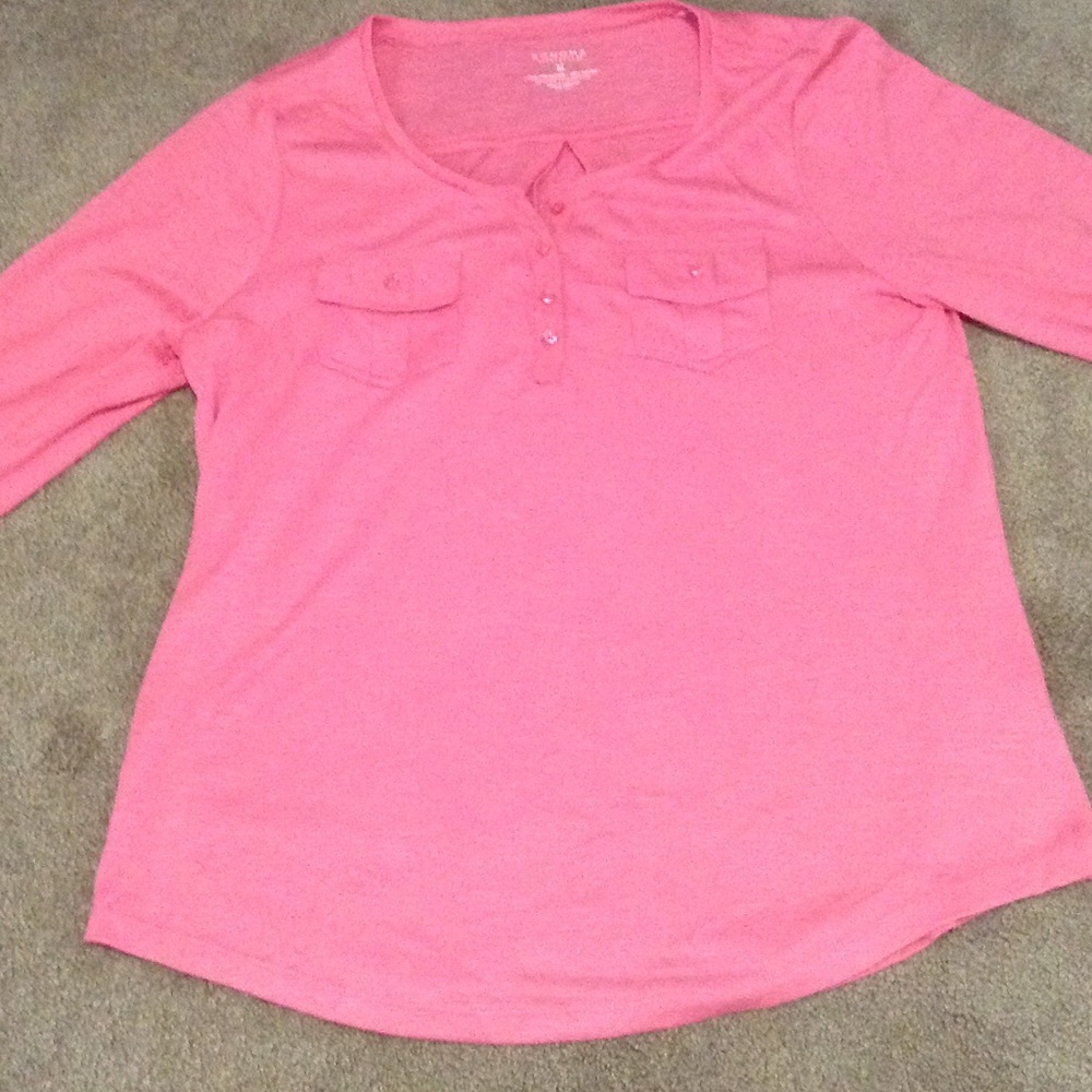 3/4 sleeve Henley