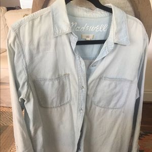 Madewell Chambray Boyfriend Shirt